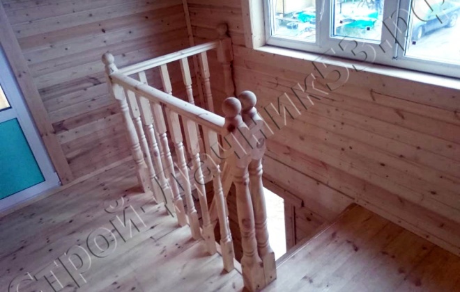 3 Брусовая баня Б-49 6×6, 73.6 м², Ленинградская область, Кировский район, Город Шлиссельбург (1)